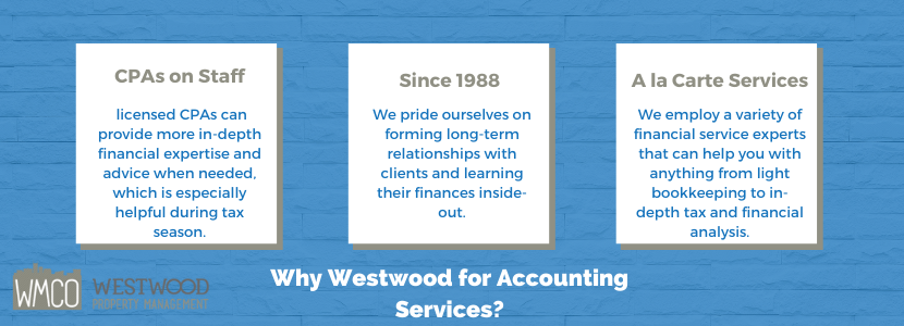 Why Westwood for Accounting Services