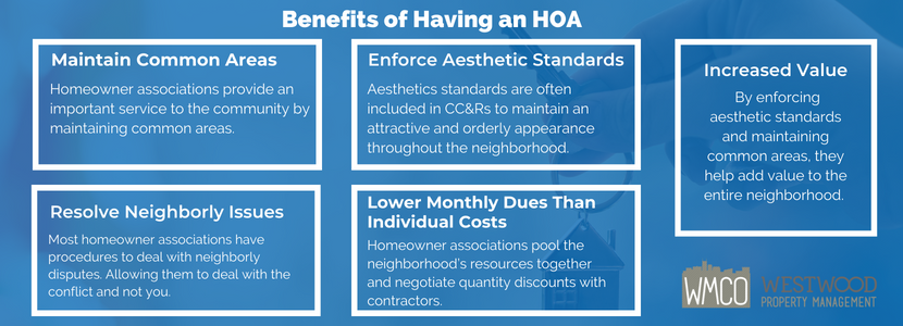 Benefits of an HOA infographic